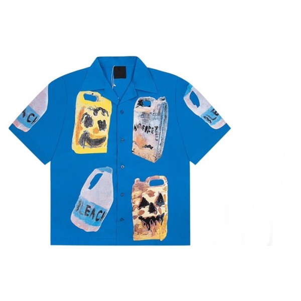 ❤지방시 남성 블루 반팔 셔츠 - Mens Blue Tshirts - giv0785x