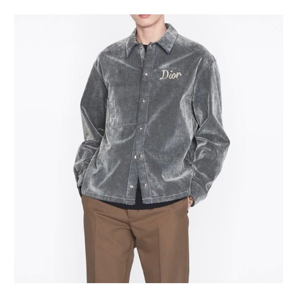 ❤디올 남성 클래식 그레이 셔츠 - Mens Gray Tshirts - dio01989x