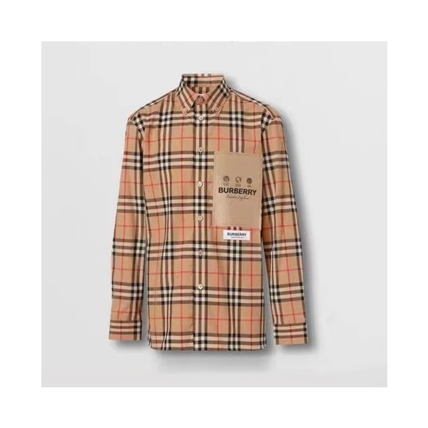 ❤버버리 남성 클래식 카멜 셔츠 - Mens Camel Tshirts - bur04470x