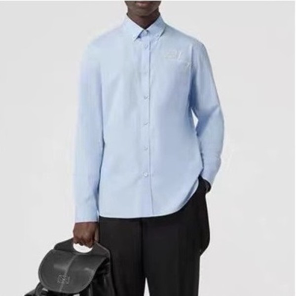 ❤버버리 남성 클래식 블루 셔츠 - Burberry Mens Blue Tshirts - bur4471x