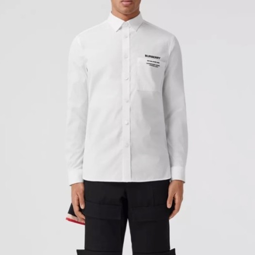 ❤버버리 남성 클래식 화이트 셔츠 - Mens White Tshirts - bur04474x