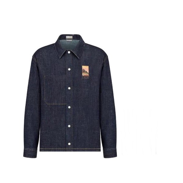 ❤디올 남성 클래식 블루 셔츠 - Mens Blue Tshirts - dio02034x