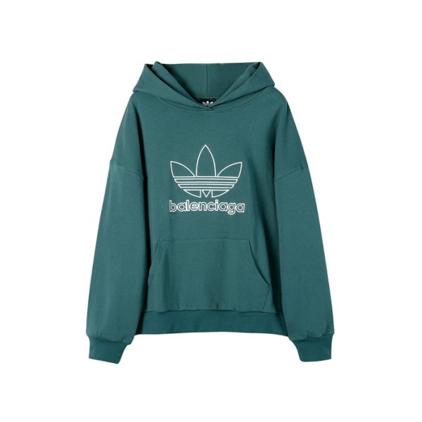 ❤발렌시아가 남/여 캐쥬얼 그린 후드티 - Unisex Green Hoodie - bal01647x