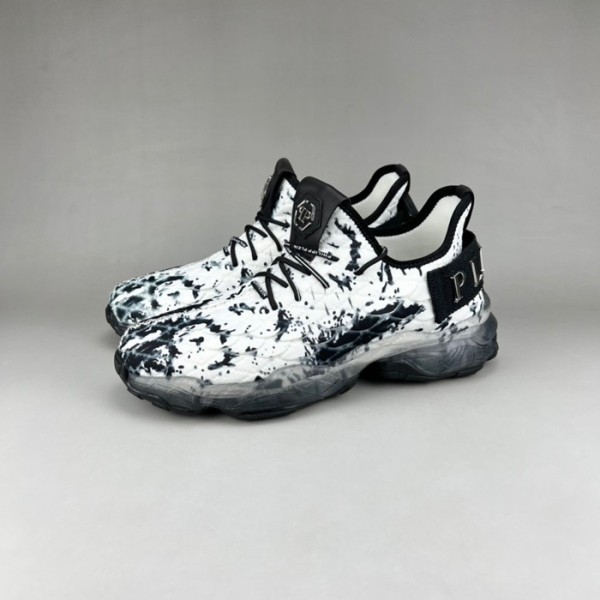 ❤필립플레인 남성 캐쥬얼 블랙 운동화 - Mens Black Shoes - phi0157x