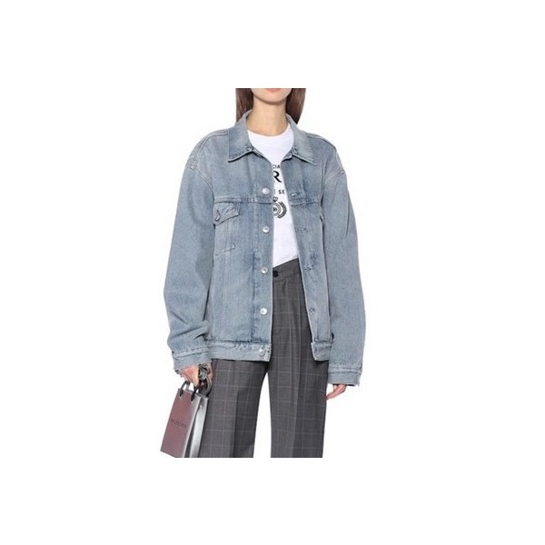 ❤발렌시아가 남/녀 캐쥬얼 블루 자켓 - Unisex Blue Jackets - bal01671x