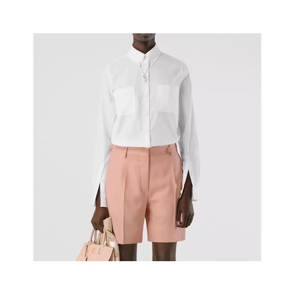 ❤버버리 남/녀 클래식 화이트 셔츠 - Unisex White Tshirts - bur04498x