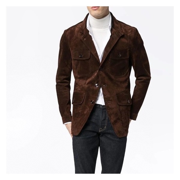 ❤톰포드 남성 캐쥬얼 브라운 자켓 - Mens Brown Jackets - tof0017x