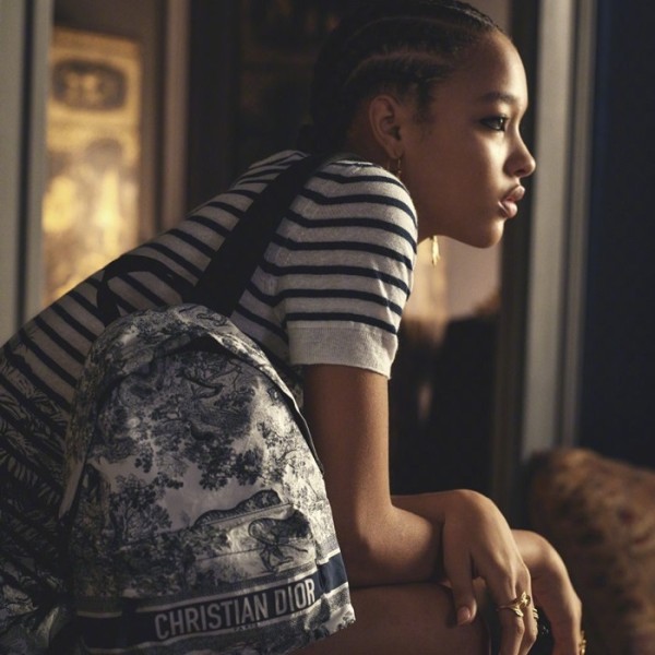 ❤디올 남/녀 오블리크 블루 백팩 - Unisex Blue Back Pack - dio02077x