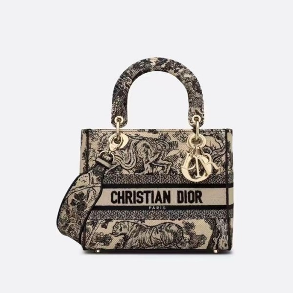 ❤디올 여성 블랙 레이디백 - Dior Womens Black Lady Bag - dio02100x