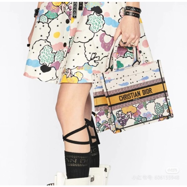 ❤디올 여성 옐로우 북토트 - Womens Yellow Book Tote - dio02103x