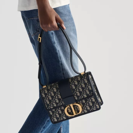 ★디올 여성 30 몽테인 숄더백 - Dior Womens Navy 30 Montaigne
