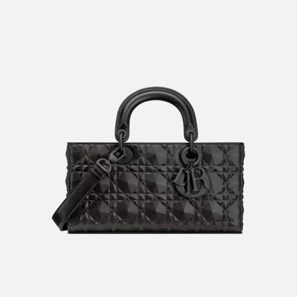 ❤디올 여성 블랙 다이아몬드 디조이 백 - Dior Womens Black D-Joy Bag - dio02115x