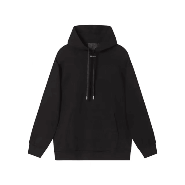 ❤프라다 남성 캐쥬얼 블랙 후드티 - Mens Black Hoodie - pra02802x