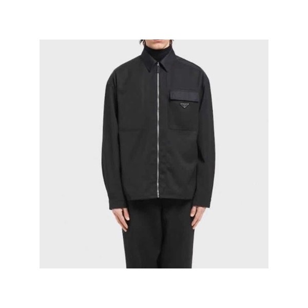 ❤프라다 남성 캐쥬얼 블랙 자켓 - Mens Black Jackets - pra02807x