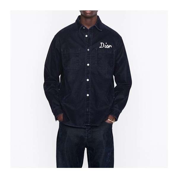 ❤디올 남성 클래식 블루 셔츠 - Mens Blue Tshirts - dio02129x
