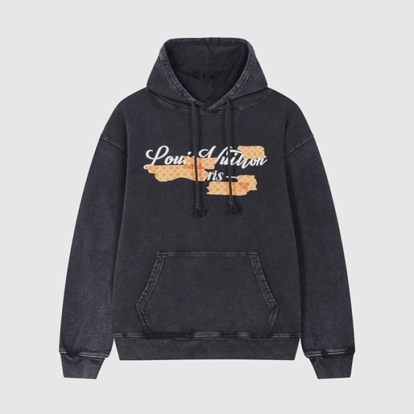 ❤루이비통 남자 베이직 블랙 후드티 - Unisex Black Hoodie - lou05223x