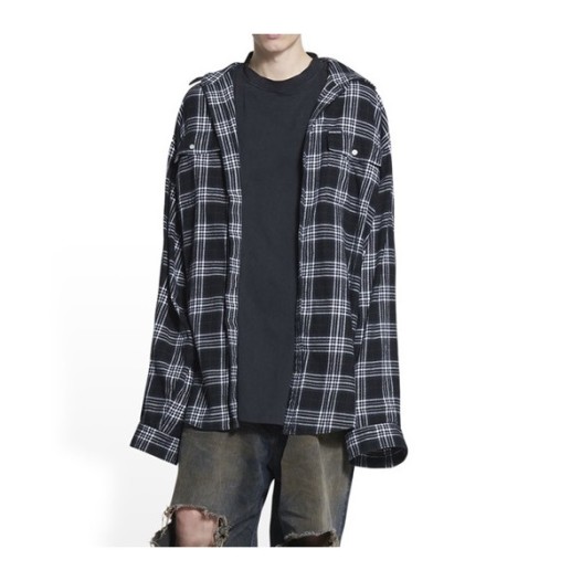 ❤발렌시아가 트렌디 남성 블랙 셔츠 - Mens Black Tshirts - bal01677x
