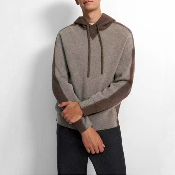 ❤에르메네질도 제냐 남성 브라운 후드티 - Ermenegildo Zegna Mens Brown Hoodie - zeg397x