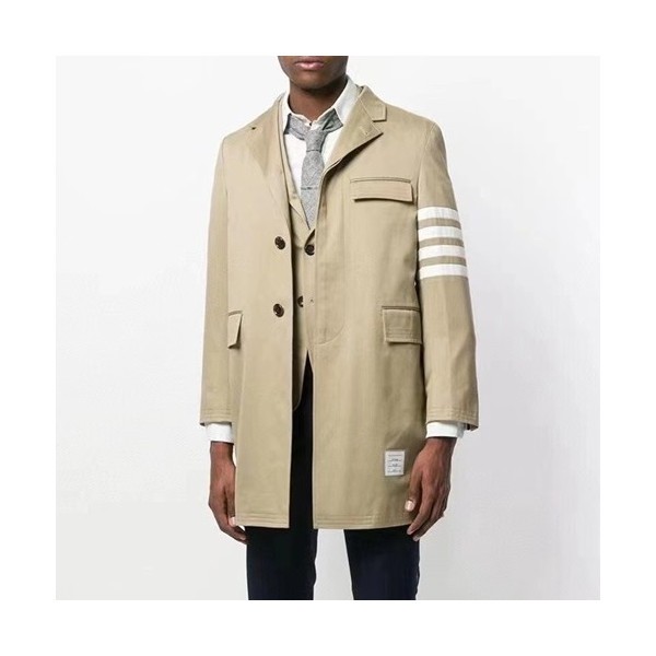 ❤톰브라운 남성 베이지 코트 - Mens Beige Coats - thom0583x