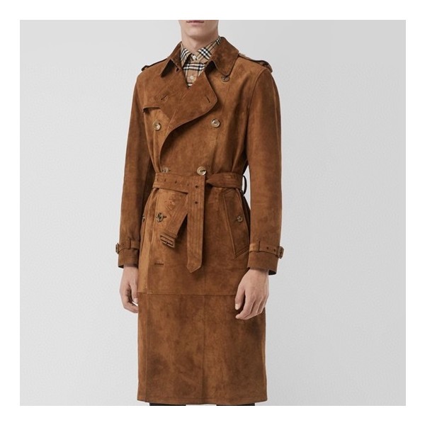 ❤버버리 남자 카멜 가죽 코트 - Mens Camel Coats - bur04506x
