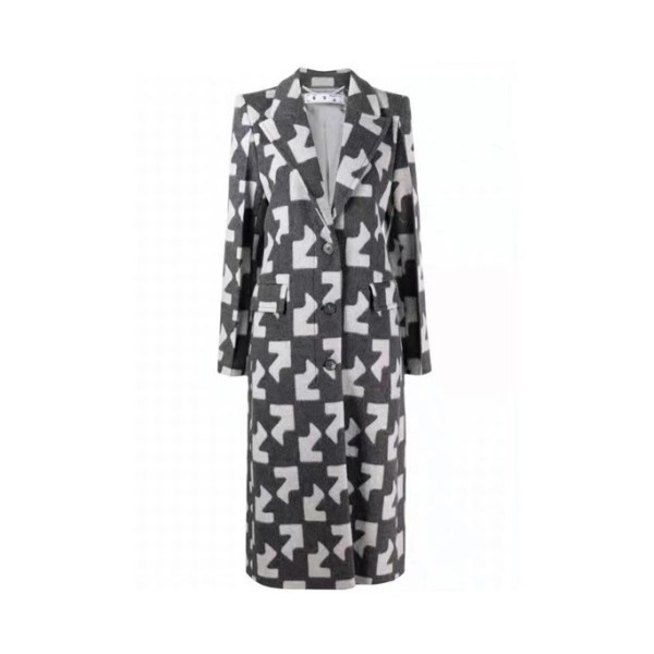 ❤오프화이트 여성 캐쥬얼 그레이 코트 - Womens Gray Coats - off0845x