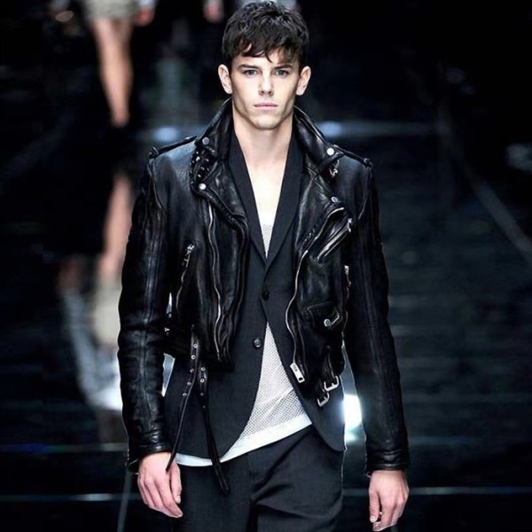 ❤버버리 남성 캐쥬얼 가죽 블랙 자켓 - Mens Black Jackets - bur04508x