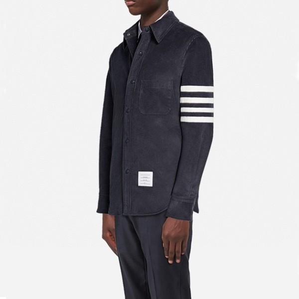 ❤톰브라운 클래식 남성 네이비 셔츠 - Mens Navy Tshirts - tom0615x