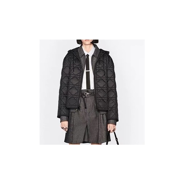 ❤디올 여성 블랙 후드 자켓 - Womens Black Jackets - dio02139x