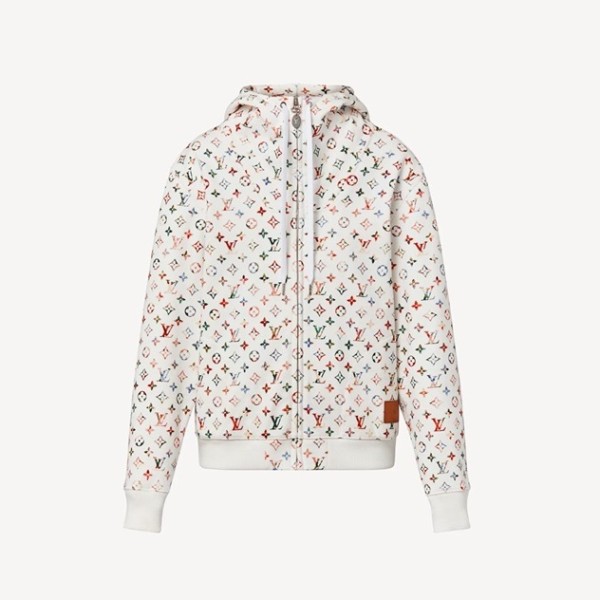 ❤루이비통 남/녀 베이직 화이트 후드티 - Louis vuitton Unisex White Hoodie - lou05263x