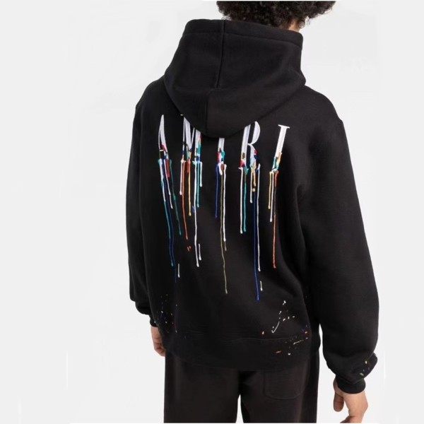 ❤아미리 남성 캐쥬얼 블랙 후드티 - Amiri Mens Black Hoodie - amr0371x