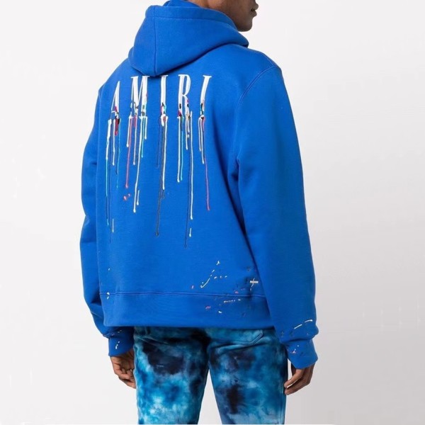 ❤아미리 남성 캐쥬얼 블루 후드티 - Amiri Mens Blue Hoodie - amr0372x