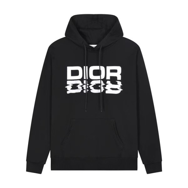 ❤디올 남자 베이직 블랙 후드티 - Dior Mens Black Hoodie - dio02145x