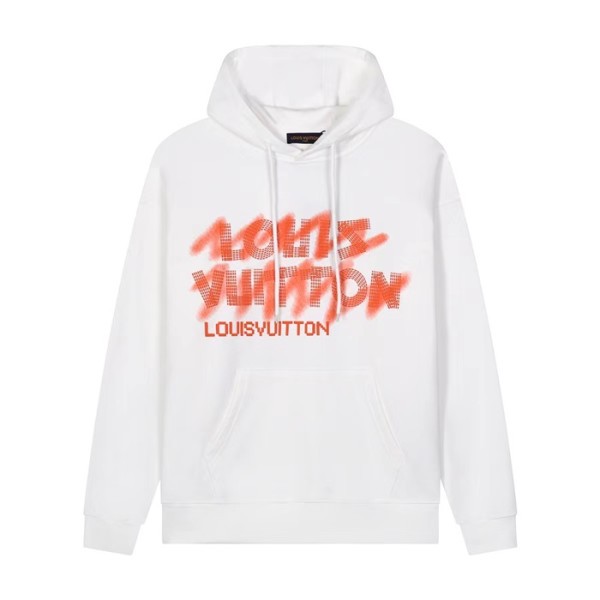 ❤루이비통 남자 베이직 화이트 후드티 - Louis vuitton Mens White Hoodie - lou05266x
