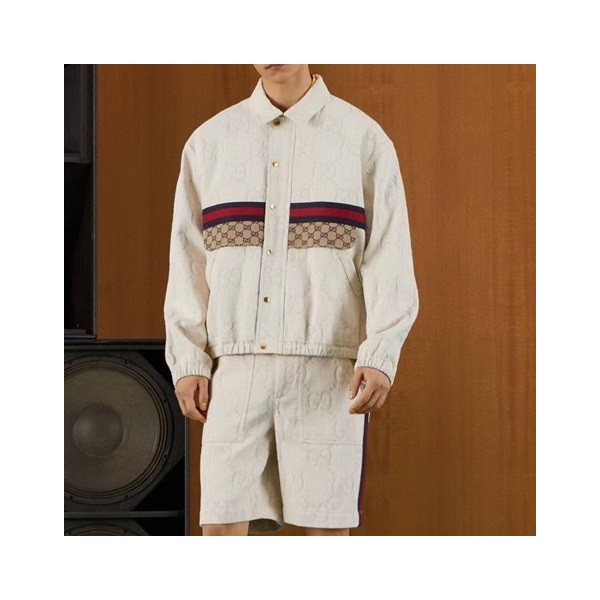 ❤구찌 남성 캐쥬얼 화이트 자켓 - Gucci Mens White Jackets - guc05204x