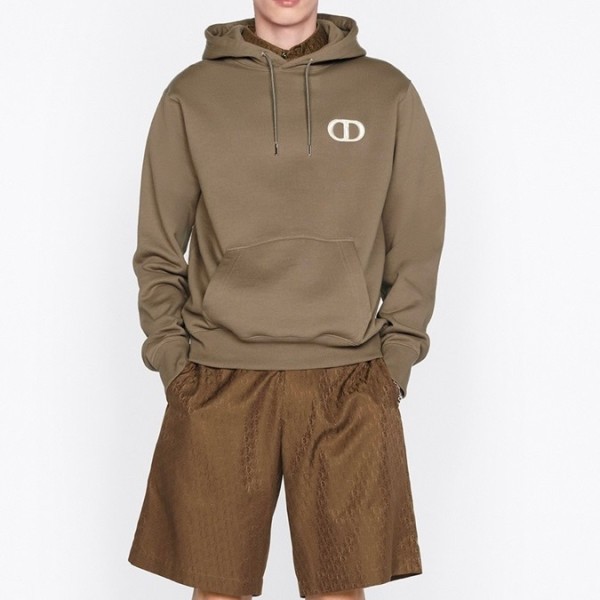❤디올 남자 베이직 카멜 후드티 - Dior Mens Camel Hoodie - dio02154x
