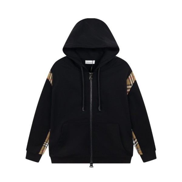 ❤버버리 남성 클래식 블랙 후드티 - Burberry Mens Black Hoodie - bur04522x