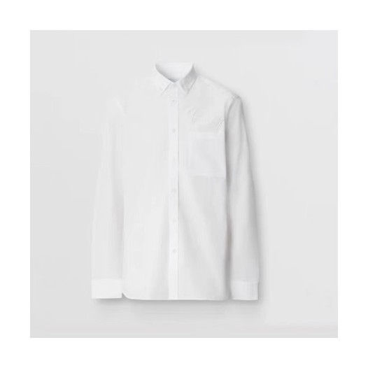 ❤버버리 남성 클래식 화이트 셔츠 - Burberry Mens White Tshirts - bur04524x