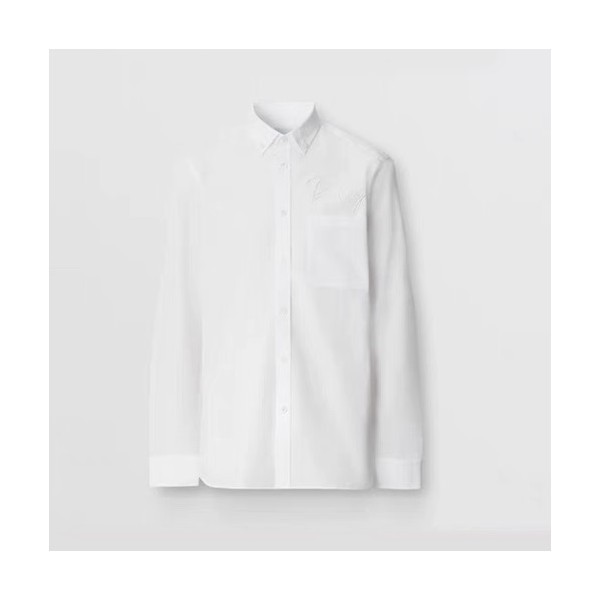 ❤버버리 남성 클래식 화이트 셔츠 - Burberry Mens White Tshirts - bur04524x