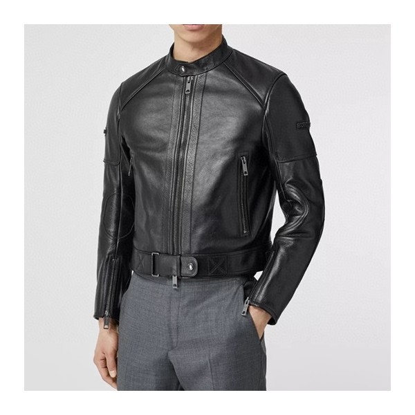 ❤버버리 남성 캐쥬얼 가죽 블랙 자켓 - Mens Black Jackets - bur04528x