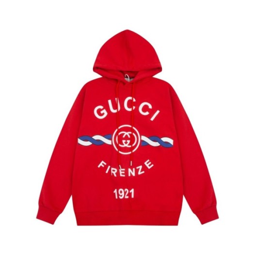 ❤구찌 남/녀 트렌디 레드 후드티 -  Gucci Unisex Red Hoodie - guc05231x