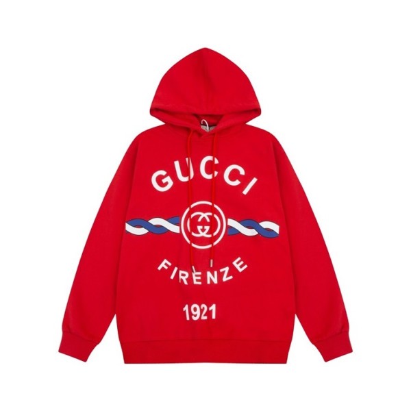 ❤구찌 남/녀 트렌디 레드 후드티 -  Gucci Unisex Red Hoodie - guc05231x