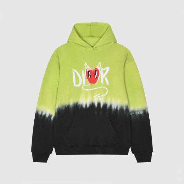 ❤디올 남자 캐쥬얼 그린 후드티 - Dior Mens Green Hoodie - dio02166x