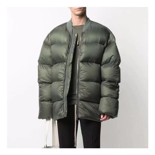 ❤릭오웬스 남성 카키 덕다운 패딩 - Rick Owens Mens Khaki Padding - ric0115x