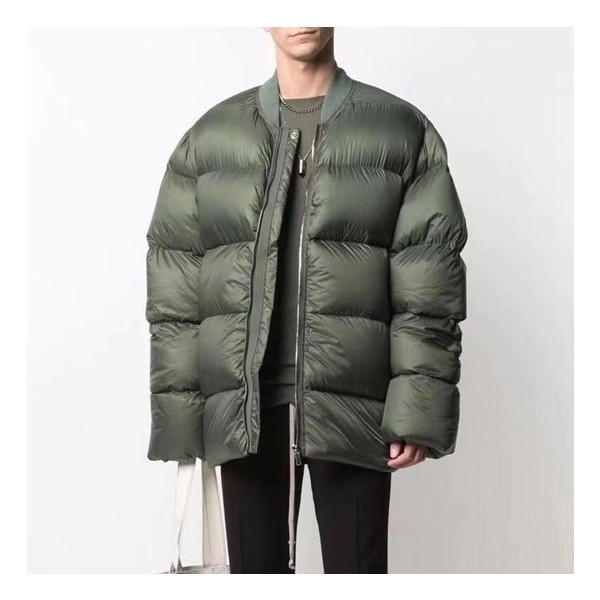 ❤릭오웬스 남성 카키 덕다운 패딩 - Rick Owens Mens Khaki Padding - ric0115x