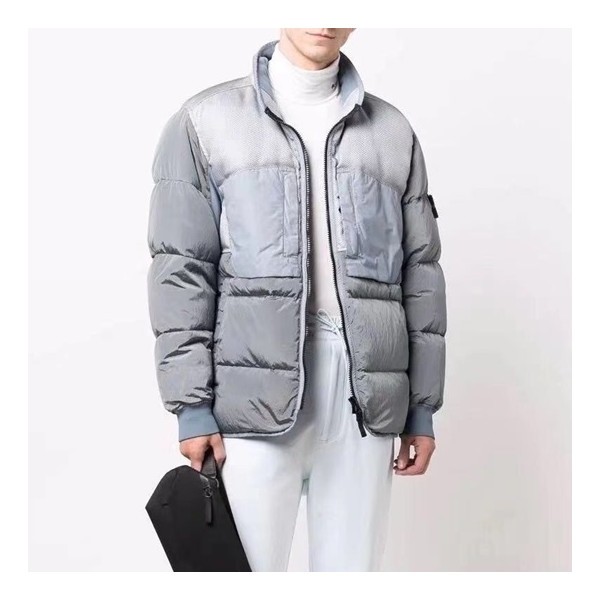❤스톤아일랜드 남성 그레이 구스다운 패딩 - Stone Island Mens Gray Padding - sto0496x