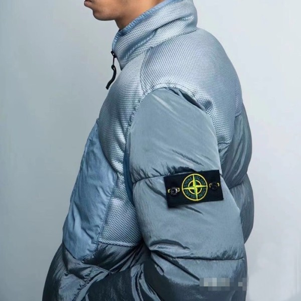 ❤스톤아일랜드 남성 블루 구스다운 패딩 - Stone Island  Mens Blue Padding - sto0498x