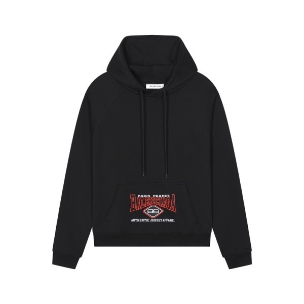 ❤발렌시아가 남/녀 캐쥬얼 블랙 후드티 - Balenciaga Unisex Black Hoodie - bal01731x