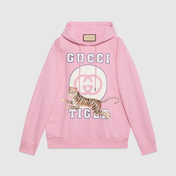 ❤구찌 남/녀 트렌디 핑크 후드티 -  Gucci Unisex Pink Hoodie - guc05268x