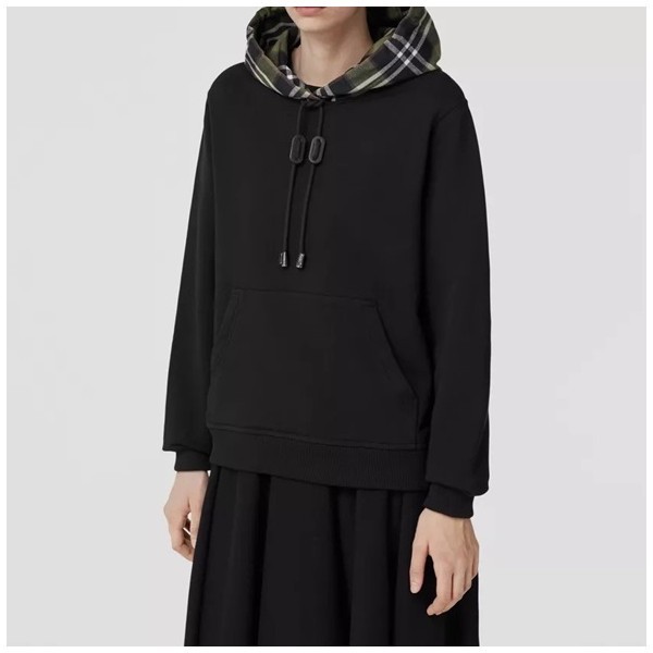 ❤버버리 남/녀 클래식 블랙 후드티 - Burberry Unisex Black Hoodie - bur04548x