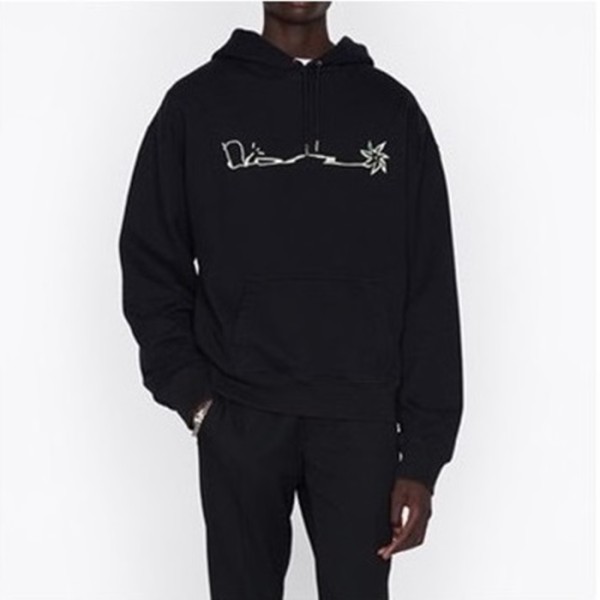 ❤디올 남자 베이직 블랙 후드티 - Dior Mens Black Hoodie - di851x